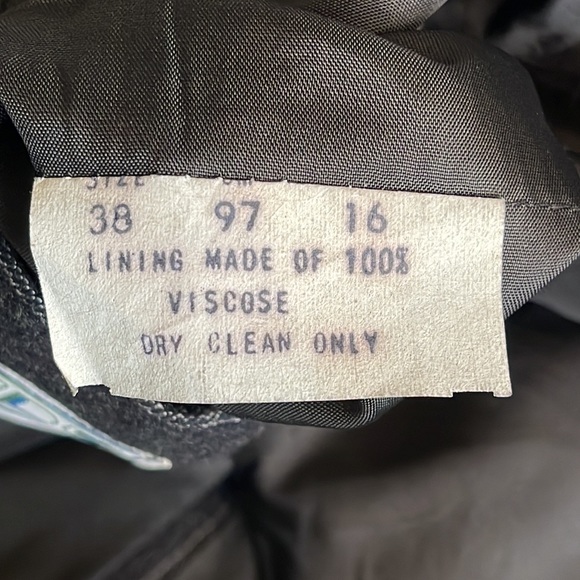 VINTAGE 1960’s Dandy Kings Road Chelsea Mod Suit Jacket Size 38 - Picture 7 of 8